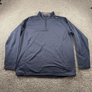 UNRL Elite Golf Sweater Mens XL Navy 1/4 Zip Performance Sweatshirt Active Gorp
